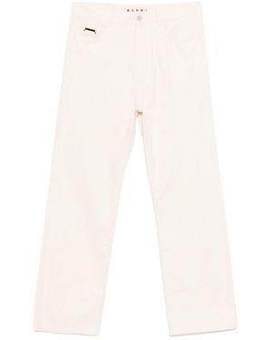 Marni Denim Wide-Leg Jeans - White