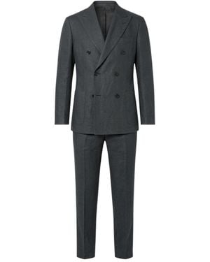 Lardini Double Breasted Suit - Gray