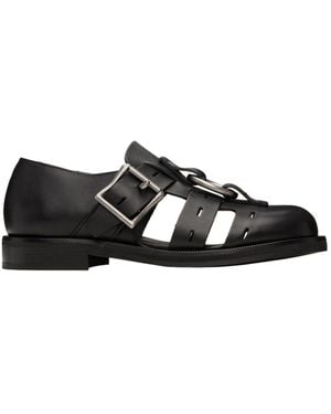 Martine Rose Bondage Belt Sandals - Black
