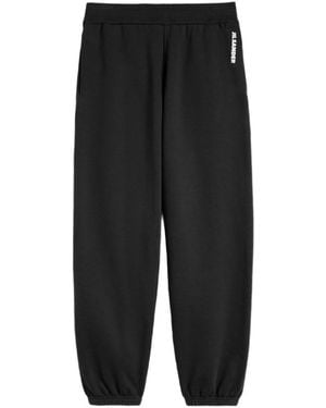 Jil Sander Elastic-Waist Athletic Pants - Black