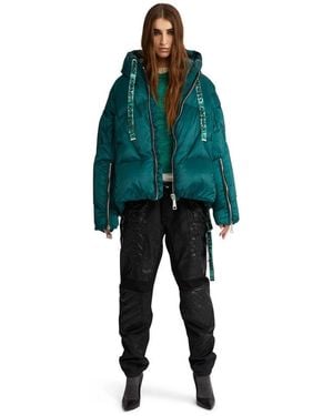 Khrisjoy Khris Cloud Zip-Up Quilted Jacket - Green