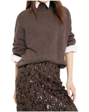 Brunello Cucinelli Turtleneck Long Sleeved Jumper - Brown