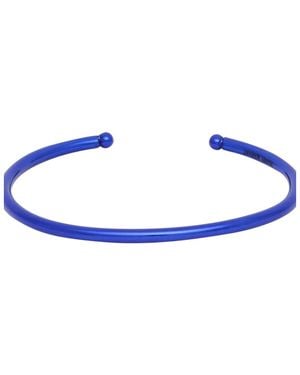 Isabel Marant Minimalist Elegant Open Bangle - Blue