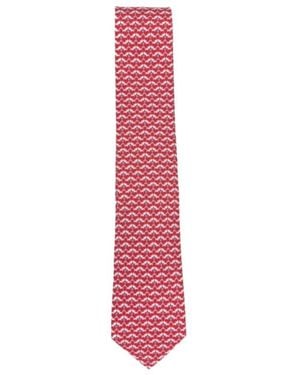 Ferragamo Pointed Tie - Pink