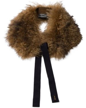 Prada Shearling Collar - Brown