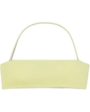 Tory Burch Smocked Bikini Top - Yellow