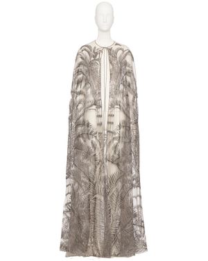 Valentino Laced Cloak - White