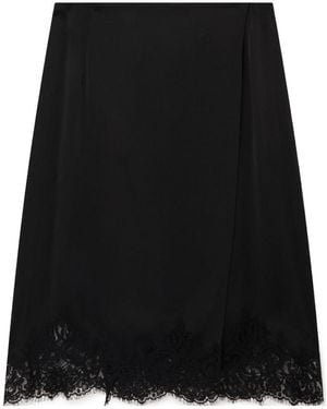 Stella McCartney Guipure Graphic-Print Hoodie - Black