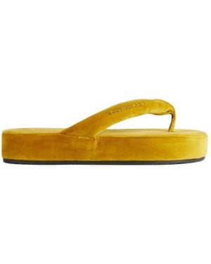 Balenciaga Jet Lag Thongs - Yellow