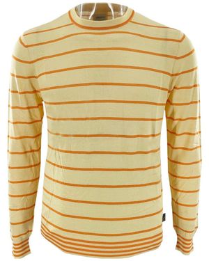 Armani Collezioni Horizontal Striped Jumper - Yellow