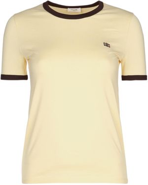 Celine Short-Sleeved T-Shirt - Natural