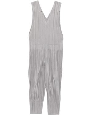 Pleats Please Issey Miyake Pleated Jumpsuit - Grey