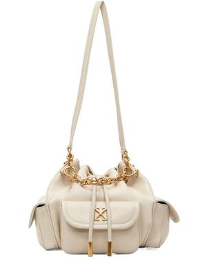 Off-White c/o Virgil Abloh Dumbo Drawstring Bucket Bag - Natural