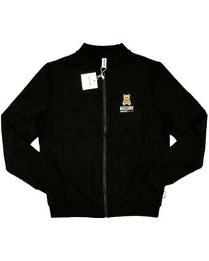 Moschino Printed Pattern Casual Jacket - Black