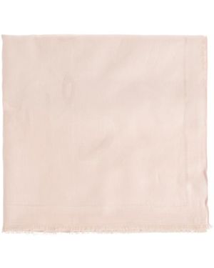 Givenchy Logo Jacquard Frayededge Scarf - Pink