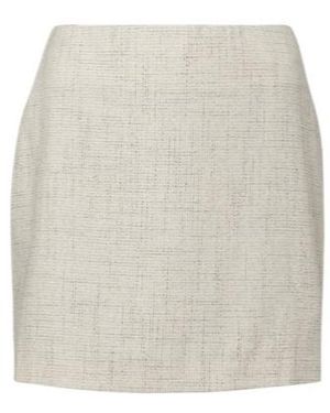 Blazé Milano Coci Checked Miniskirt - Natural