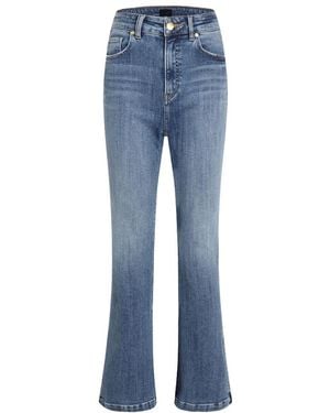 LIU REGALI Straight Zipper Jeans - Blue