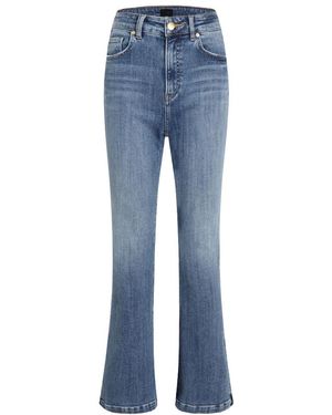 LIU REGALI Straight Zipper Jeans - Blue