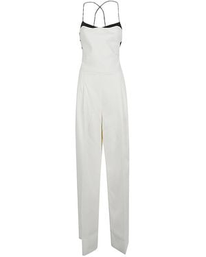 Tom Ford Silk Long Jumpsuit - White