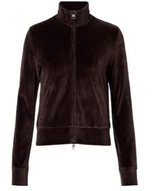 Courreges Cotton-Blend Velvet Track Jacket - Black