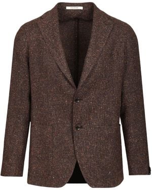 Tagliatore Single-Breasted Blazer - Brown