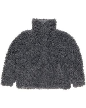 Acne Studios Faux Fur Bomber Jacket - Gray