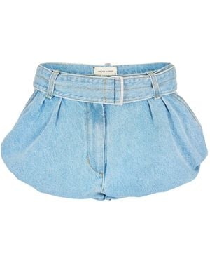Magda Butrym Denim Shorts - Blue