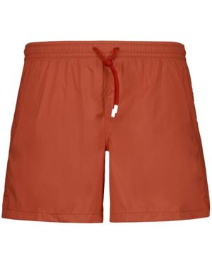Fedeli Madeira Airstop Swim Shorts - Red