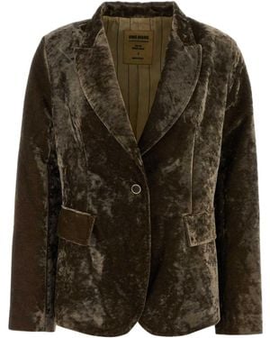 Uma Wang Single-Breasted Suit Jacket - Green