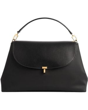 TOTEME T-Lock Nylon Satchel - Black