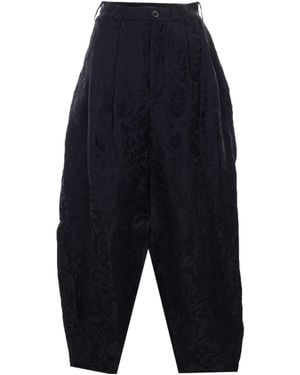 Uma Wang Casual Pants With Belt Loops - Blue