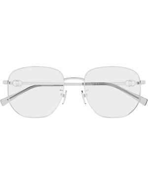 Gucci Eyewear Geometric Frame Glasses - White