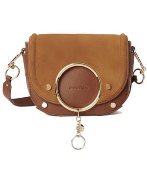 See By Chloé Mara Suede Crossbody Bag - Brown