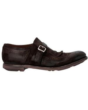 Church's Shanghai Monk Strap Brogues - Brown