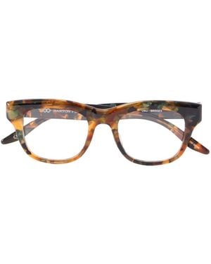 Barton Perreira Thickrim Square Glasses - White
