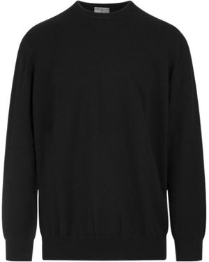 Fedeli Long-Sleeved Jumper - Black
