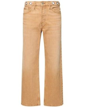 RE/DONE Straight Jeans Trousers - Natural