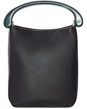 Dries Van Noten Top-Handle Shoulder Bag - Black