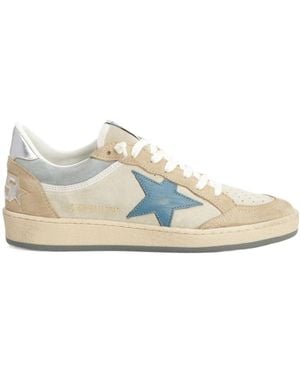 Golden Goose Ballstar Lace-Up Trainers - White
