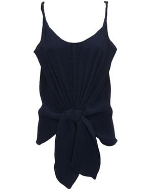 JW Anderson Jw Anderson Knotted Strap Top - Blue