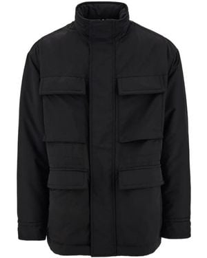Ferragamo Ferragamo Long-Sleeved Padded Jacket - Black