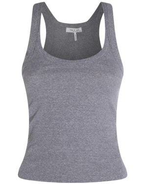Rag & Bone Ribbed Tank Top - Gray