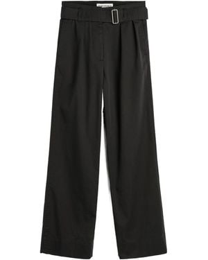 Our Legacy High-Waisted Wide-Leg Casual Trousers - Black