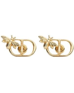 Dior Cd Garden Stud Earrings - Metallic