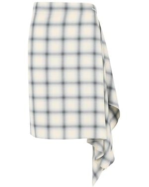 Coperni Zero Viscose Skirt - White
