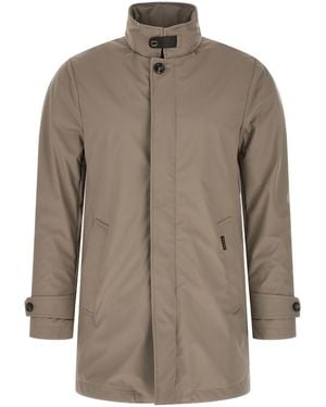 Moorer High Neck Duca Jacket - Brown