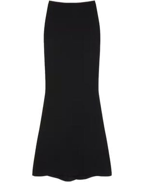 Givenchy Maxi Kickback Skirt - Black