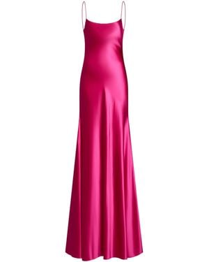 Alaïa Slip Silk Dress - Pink