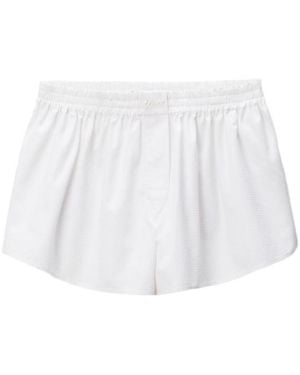 Alexander Wang Embellished Boxer Shorts - White