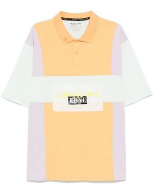 Martine Rose Colourblock Polo Shirt - White